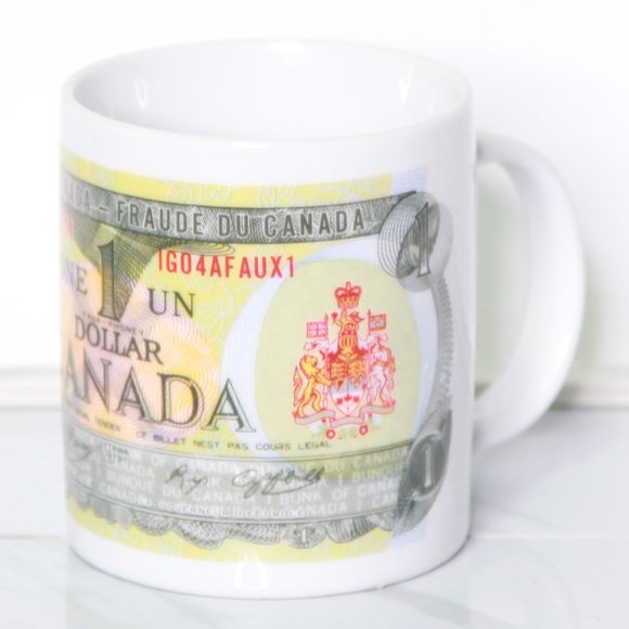 Canadian Money Mug - Traditional Mug Size - Highly Detailed - Picture 2 of 2